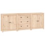 Aparador de madera maciza de pino 210x35x80 cm de vidaXL, Aparadores - Ref: Foro24-3114069, Precio: 320,14 €, Descuento: %