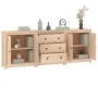 Aparador de madera maciza de pino 210x35x80 cm de vidaXL, Aparadores - Ref: Foro24-3114069, Precio: 326,43 €, Descuento: %