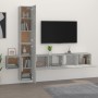 Set de muebles de TV 5 pzas madera contrachapada gris hormigón de vidaXL, Muebles TV - Ref: Foro24-3114249, Precio: 201,19 €,...