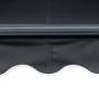 Toldo retráctil manual con LED gris antracita 350x250 cm en Toldos | Comprar online en Foru.es