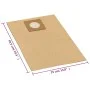 Bolsas de papel para aspirador en seco y húmedo 10 uds marrón de vidaXL, Accesorios para aspiradoras - Ref: Foro24-152917, Pr...