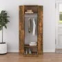 Mueble de recibidor 2 uds madera contrachapada roble ahumado de vidaXL, Taquillas y armarios de almacenamiento - Ref: Foro24-...