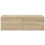 Set de muebles para TV 6 pzas madera contrachapada roble sonoma de vidaXL, Muebles TV - Ref: Foro24-3114608, Precio: 275,25 €...