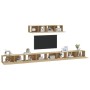 Set de muebles para TV 6 pzas madera contrachapada roble sonoma de vidaXL, Muebles TV - Ref: Foro24-3114608, Precio: 275,25 €...