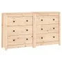 Aparador de madera maciza de pino 140x35x80 cm de vidaXL, Aparadores - Ref: Foro24-3114079, Precio: 255,14 €, Descuento: %