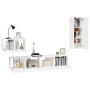 Set de muebles para TV 4 piezas madera contrachapada blanco de vidaXL, Muebles TV - Ref: Foro24-3114334, Precio: 176,20 €, De...
