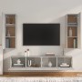 Set de muebles de TV 4 pzas madera contrachapada gris hormigón de vidaXL, Muebles TV - Ref: Foro24-3114201, Precio: 186,06 €,...