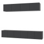 Set de muebles para TV 5 piezas madera contrachapada negro de vidaXL, Muebles TV - Ref: Foro24-3114423, Precio: 195,25 €, Des...