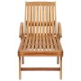 Tumbonas 2 uds con mesa madera maciza de teca en Tumbonas | Comprar online en Foru.es