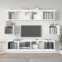 Set de muebles para TV 6 piezas madera contrachapada blanco de vidaXL, Muebles TV - Ref: Foro24-3114358, Precio: 259,13 €, De...
