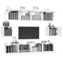 Set de muebles para TV 6 piezas madera contrachapada blanco de vidaXL, Muebles TV - Ref: Foro24-3114358, Precio: 259,13 €, De...