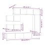 Set de muebles para TV 7 pzas madera contrachapada roble Sonoma de vidaXL, Muebles TV - Ref: Foro24-3114560, Precio: 291,49 €...