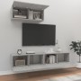 Set de muebles de TV 3 pzas madera contrachapada gris hormigón de vidaXL, Muebles TV - Ref: Foro24-3114473, Precio: 118,13 €,...