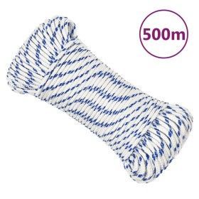 Cuerda de barco polipropileno blanco 3 mm 500 m de vidaXL, Sogas y cuerdas metálicas - Ref: Foro24-152273, Precio: 32,60 €, D...