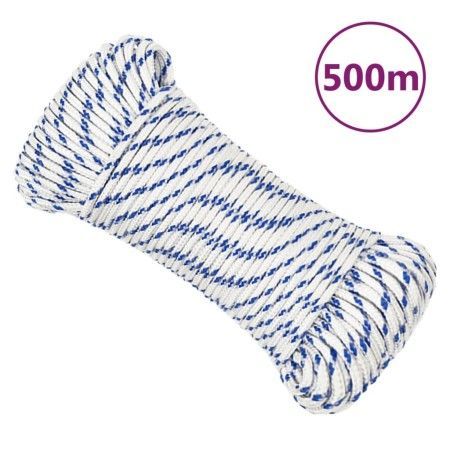 Cuerda de barco polipropileno blanco 3 mm 500 m de vidaXL, Sogas y cuerdas metálicas - Ref: Foro24-152273, Precio: 32,60 €, D...