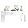 Mesa de centro especular madera tecnológica vidrio 106x45x45 cm de vidaXL, Mesas de centro - Ref: Foro24-348528, Precio: 130,...