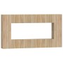 Set de muebles para TV 8 pzas madera contrachapada roble Sonoma de vidaXL, Muebles TV - Ref: Foro24-3114288, Precio: 276,27 €...