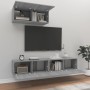 Set de muebles para TV 3 pzas madera contrachapada gris Sonoma de vidaXL, Muebles TV - Ref: Foro24-3114476, Precio: 108,51 €,...
