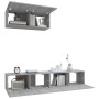 Set de muebles para TV 3 pzas madera contrachapada gris Sonoma de vidaXL, Muebles TV - Ref: Foro24-3114476, Precio: 108,51 €,...