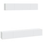 Set de muebles para TV 4 piezas madera contrachapada blanco de vidaXL, Muebles TV - Ref: Foro24-3114534, Precio: 233,30 €, De...