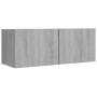 Set de muebles para TV 8 pzas madera contrachapada gris Sonoma de vidaXL, Muebles TV - Ref: Foro24-3114220, Precio: 227,99 €,...