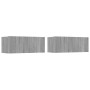 Set de muebles para TV 6 pzas madera contrachapada gris Sonoma de vidaXL, Muebles TV - Ref: Foro24-3114612, Precio: 244,76 €,...