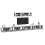 Set de muebles para TV 6 pzas madera contrachapada gris Sonoma de vidaXL, Muebles TV - Ref: Foro24-3114612, Precio: 244,76 €,...