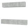 Set de muebles de TV 5 pzas madera contrachapada gris hormigón de vidaXL, Muebles TV - Ref: Foro24-3114425, Precio: 161,68 €,...