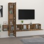 Set de muebles de TV 5 pzas madera contrachapada roble ahumado de vidaXL, Muebles TV - Ref: Foro24-3114251, Precio: 155,23 €,...