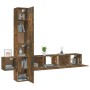 Set de muebles de TV 5 pzas madera contrachapada roble ahumado de vidaXL, Muebles TV - Ref: Foro24-3114251, Precio: 155,23 €,...