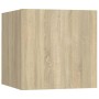 Set de muebles para TV 7 pzas madera contrachapada roble Sonoma de vidaXL, Muebles TV - Ref: Foro24-3114544, Precio: 232,61 €...