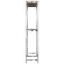 Estantería para neumáticos 2 niveles acero plata 110x40x180 cm de vidaXL, Estanterías industriales - Ref: Foro24-152893, Prec...