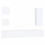 Set de muebles para TV 5 piezas madera contrachapada blanco de vidaXL, Muebles TV - Ref: Foro24-3114438, Precio: 199,98 €, De...