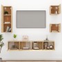 Set de muebles para TV 5 pzas madera contrachapada roble Sonoma de vidaXL, Muebles TV - Ref: Foro24-3114440, Precio: 164,52 €...