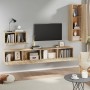 Set de muebles para TV 4 pzas madera contrachapada roble Sonoma de vidaXL, Muebles TV - Ref: Foro24-3114328, Precio: 176,01 €...