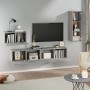 Set de muebles de TV 4 pzas madera contrachapada gris hormigón de vidaXL, Muebles TV - Ref: Foro24-3114337, Precio: 154,92 €,...