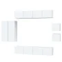Set de muebles para TV 8 piezas madera contrachapada blanco de vidaXL, Muebles TV - Ref: Foro24-3114486, Precio: 342,84 €, De...
