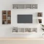 Set de muebles para TV 8 piezas madera contrachapada blanco de vidaXL, Muebles TV - Ref: Foro24-3114486, Precio: 342,84 €, De...