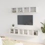 Set de muebles para TV 5 piezas madera contrachapada blanco de vidaXL, Muebles TV - Ref: Foro24-3114422, Precio: 184,72 €, De...