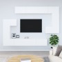 Mueble de pared para TV madera contrachapada blanco de vidaXL, Muebles TV - Ref: Foro24-3114590, Precio: 444,87 €, Descuento: %