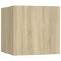 Set de muebles para TV 8 pzas madera contrachapada roble Sonoma de vidaXL, Muebles TV - Ref: Foro24-3114408, Precio: 251,05 €...