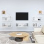 Set de muebles para TV 7 piezas madera contrachapada blanco de vidaXL, Muebles TV - Ref: Foro24-3114542, Precio: 311,72 €, De...