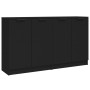 Aparadores 2 uds madera contrachapada negro 60x30x70 cm de vidaXL, Aparadores - Ref: Foro24-3115773, Precio: 125,14 €, Descue...