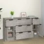 Set de aparador 3 piezas madera contrachapada gris hormigón de vidaXL, Aparadores - Ref: Foro24-3115823, Precio: 162,84 €, De...