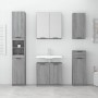 Set de muebles de baño 5 pzas madera contrachapada gris sonoma de vidaXL, Muebles de baño - Ref: Foro24-3115858, Precio: 293,...