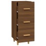 Aparador madera de ingeniería marrón roble 34,5x34x90 cm de vidaXL, Aparadores - Ref: Foro24-817410, Precio: 56,07 €, Descuen...