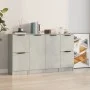Aparadores 3 piezas madera contrachapada gris cemento de vidaXL, Aparadores - Ref: Foro24-3115847, Precio: 124,74 €, Descuent...