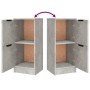 Aparadores 3 piezas madera contrachapada gris cemento de vidaXL, Aparadores - Ref: Foro24-3115847, Precio: 126,78 €, Descuent...
