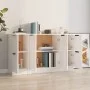 Aparadores 3 uds madera contrachapada blanco brillo de vidaXL, Aparadores - Ref: Foro24-3115848, Precio: 156,94 €, Descuento: %