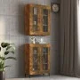 Armario colgante de pared roble ahumado 69,5x34x90 cm de vidaXL, Aparadores - Ref: Foro24-817390, Precio: 62,19 €, Descuento: %